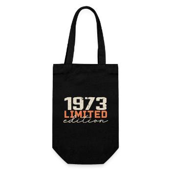 Né en 1973 | Vintage 1973 Anniversaire Rétro - Sac à bouteille - noir - Devant