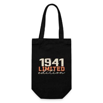 Né en 1941 | Vintage 1941 Anniversaire Rétro - Sac à bouteille - noir - Devant