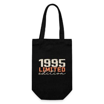 Né en 1995 | Vintage 1995 Anniversaire Rétro - Sac à bouteille - noir - Devant