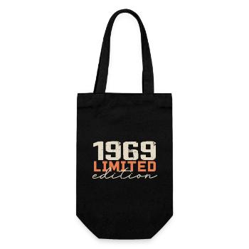 Né en 1969 | Vintage 1969 Anniversaire Rétro - Sac à bouteille - noir - Devant