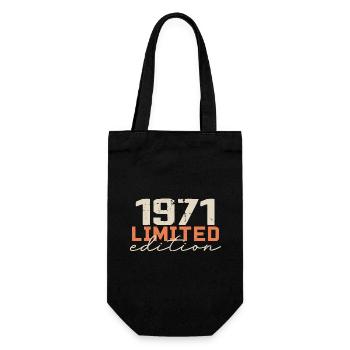 Né en 1971 | Vintage 1971 Anniversaire Rétro - Sac à bouteille - noir - Devant