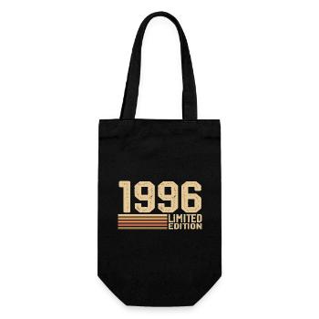 Born in 1996 Birthday - Gift 1996 Vintage 1996 - Gift Bag for Bottles - black - Front