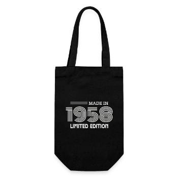 cadeau anniversaire 1958 idée cadeau 1958 - Sac à bouteille - noir - Devant