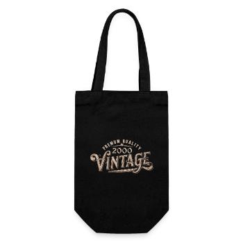 2000 Vintage 2000 Cadeau Anniversaire 2000 Rétro - Sac à bouteille - noir - Devant