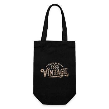 1996 Vintage 1996 Cadeau Anniversaire 1996 Rétro - Sac à bouteille - noir - Devant