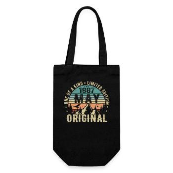 Légendes Mai 1987 Anniversaire Millésime Mai 1987 - Sac à bouteille - noir - Devant