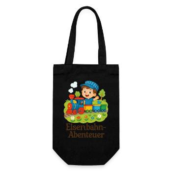 Motif enfant Railway Adventure - Sac à bouteille - noir - Devant