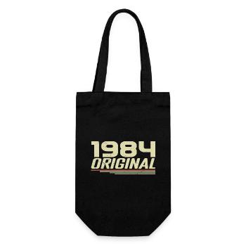 Né en 1984 Vintage 1984 Anniversaire Rétro 1984 - Sac à bouteille - noir - Devant