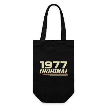 Né en 1977 Vintage 1977 Anniversaire Rétro 1977 - Sac à bouteille - noir - Devant
