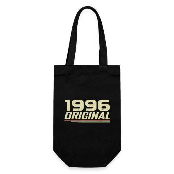 Born in 1996 Vintage 1996 Retro Anniversary 1996 - Gift Bag for Bottles - black - Front