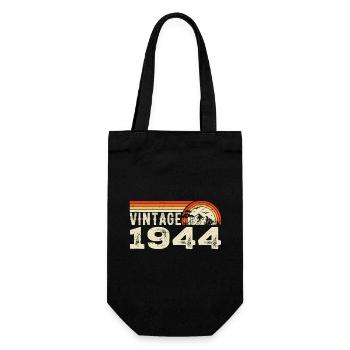 Vintage 1944 Cadeau Anniversaire 1944 Rétro 1944 - Sac à bouteille - noir - Devant