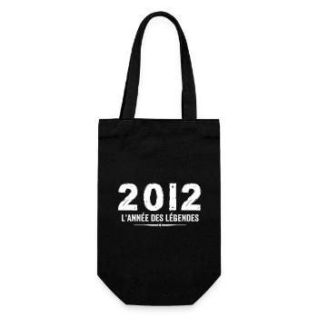 2012 Year of the Legends - 2012 Anniversary Gift - Gift Bag for Bottles - black - Front