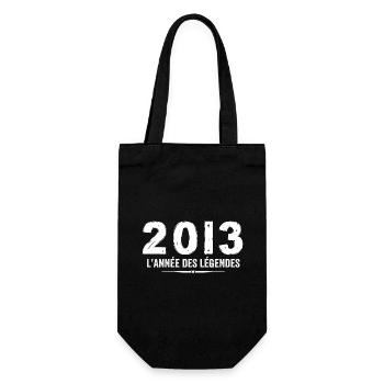 2013 Year of the Legéndes - 2013 Anniversary Gift - Gift Bag for Bottles - black - Front