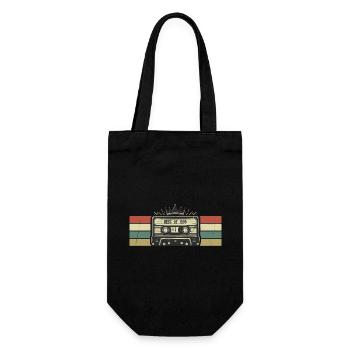 1999 Cassette - Born In 1999 Birthday Gift - Gift Bag for Bottles - black - Front