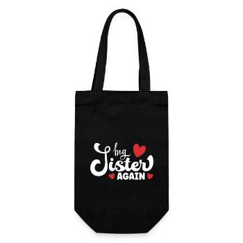 Big Sister Again – Dire grossesse - Sac à bouteille - noir - Devant