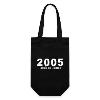 2005 Year of the Legends - 2005 Anniversary Gift - Gift Bag for Bottles - black - Front