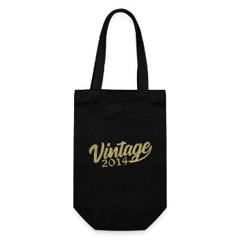 2014 Vintage 2014 Cadeau D'anniversaire 2014 Rétro - Sac à bouteille - noir - Devant