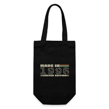 Cadeau d'anniversaire 1996 vintage 1996 né en 1996 - Sac à bouteille - noir - Devant