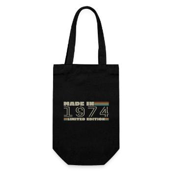 Cadeau d'anniversaire 1974 vintage 1974 né en 1974 - Sac à bouteille - noir - Devant