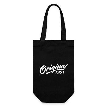 Original 1991 Geburtstagsgeschenk 1991 - Geschenkbeutel für Flaschen - Schwarz - Vorne