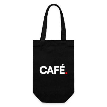 COFFEE | Minimalist Office Humor - Gift Bag for Bottles - black - Front