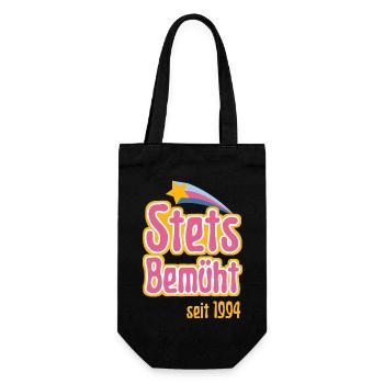 Stets Bemüht seit 1994 - Geschenkbeutel für Flaschen - Schwarz - Vorne