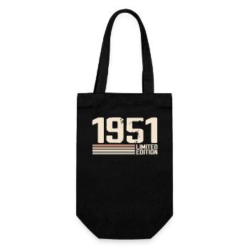 1951 Millésime 1951 Anniversaire 1951 Rétro 1951 - Sac à bouteille - noir - Devant
