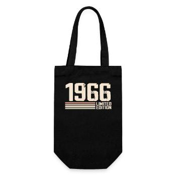 1966 Millésime 1966 Anniversaire 1966 Rétro 1966 - Sac à bouteille - noir - Devant