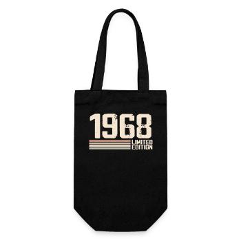 1968 Millésime 1968 Anniversaire 1968 Rétro 1968 - Sac à bouteille - noir - Devant