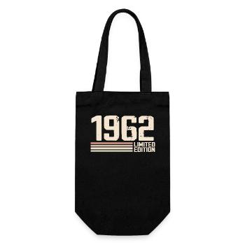 1962 Millésime 1962 Anniversaire 1962 Rétro 1962 - Sac à bouteille - noir - Devant