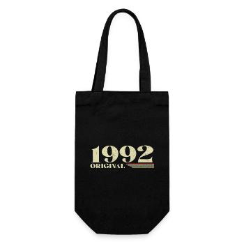 Original 1992 Vintage 1992 Birthday 1992 Retro - Gift Bag for Bottles - black - Front