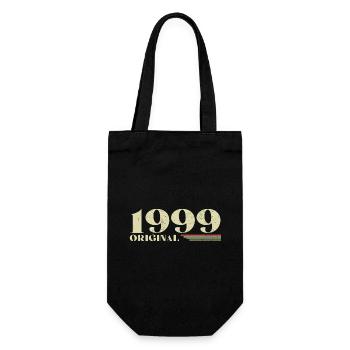 Original 1999 Vintage 1999 Retro Birthday 1999 - Gift Bag for Bottles - black - Front
