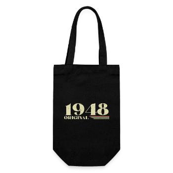 Original 1948 Vintage 1948 anniversaire 1948 rétro - Sac à bouteille - noir - Devant