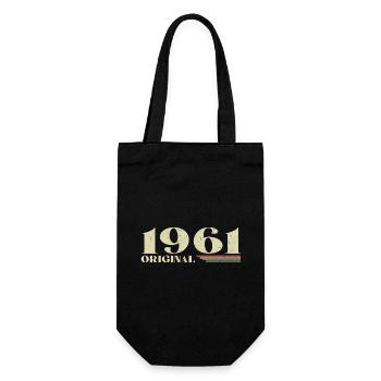 Original 1961 Vintage 1961 anniversaire 1961 rétro - Sac à bouteille - noir - Devant