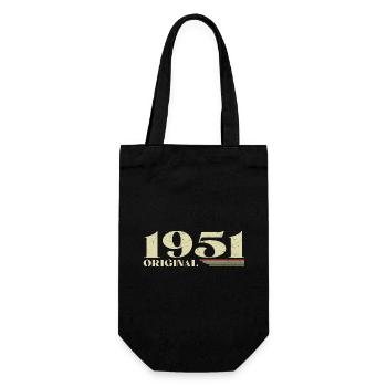 Original 1951 Vintage 1951 Birthday 1951 Retro - Gift Bag for Bottles - black - Front