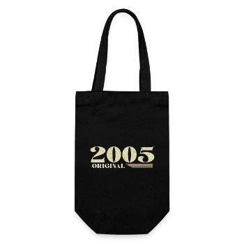 Original 2005 Vintage 2005 anniversaire 2005 rétro - Sac à bouteille - noir - Devant