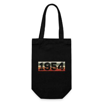 Millésime 1954 Cadeau D’anniversaire Rétro 1954 - Sac à bouteille - noir - Devant