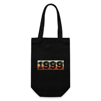 Millésime 1999 Cadeau D’anniversaire Rétro 1999 - Sac à bouteille - noir - Devant