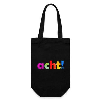 ACHT 8 JAHRE JUNGE 8. GEBURTSTAG - Geschenkbeutel für Flaschen - Schwarz - Vorne