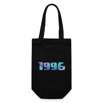 Cadeau Anniversaire 1996 Millésime 1996 Rétro 1996 - Sac à bouteille - noir - Devant
