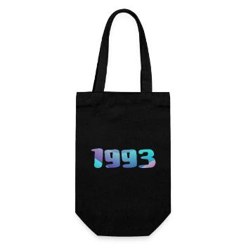 Cadeau Anniversaire 1993 Millésime 1993 Rétro 1993 - Sac à bouteille - noir - Devant