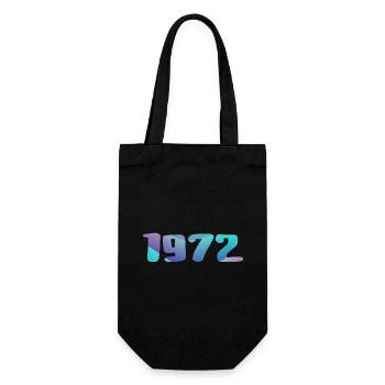 Cadeau Anniversaire 1972 Millésime 1972 Rétro 1972 - Sac à bouteille - noir - Devant