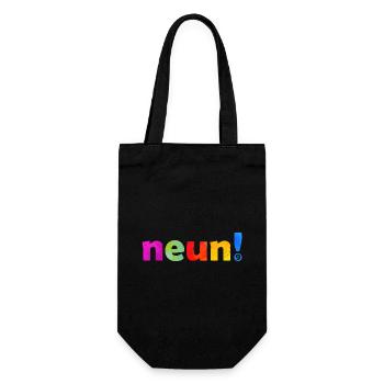 NEUN 9 JAHRE JUNGE 9. GEBURTSTAG - Geschenkbeutel für Flaschen - Schwarz - Vorne