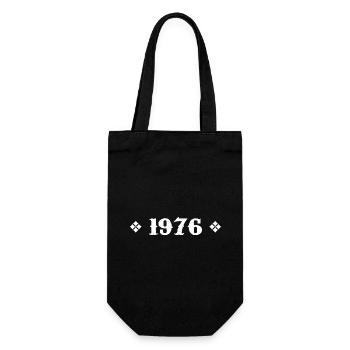 1976 - Birthday Present 1976 Cassique - Gift Bag for Bottles - black - Front