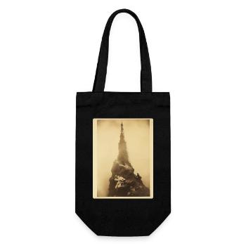 Die Spitze - Geschenkbeutel für Flaschen - Schwarz - Vorne