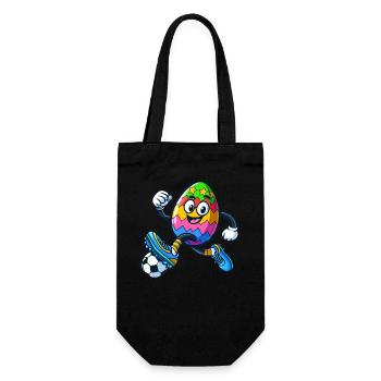 Oeuf de Pâques Oeuf de Pâques Joueur de football - Sac à bouteille - noir - Devant