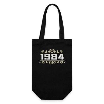 Millésime 1984 Rétro Anniversaire 1984 Millésime 1984 - Sac à bouteille - noir - Devant