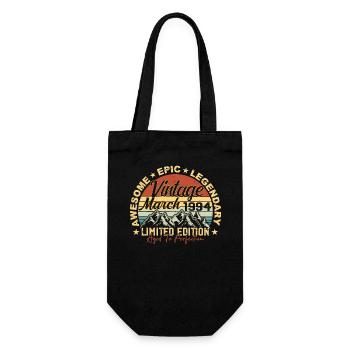 Mars 1994 Anniversaire, Cadeau d’anniversaire Mars 1994 - Sac à bouteille - noir - Devant