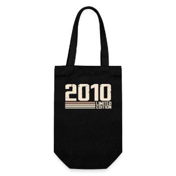 2010 Millésime 2010 Anniversaire 2010 Rétro 2010 - Sac à bouteille - noir - Devant