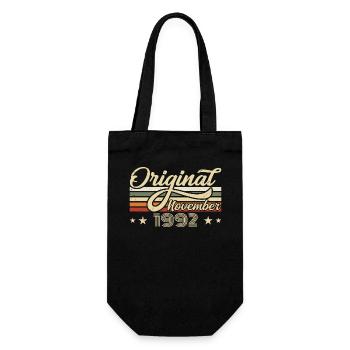 November 1992 Birthday Gift November 1992 - Gift Bag for Bottles - black - Front